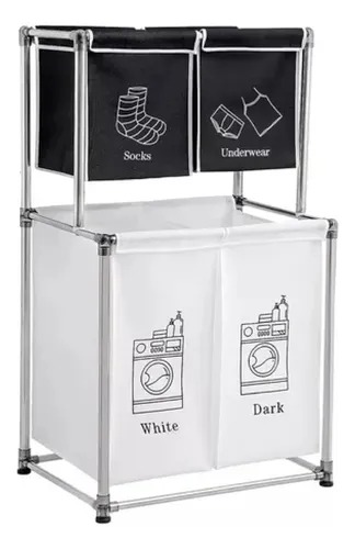 Miniatura 3 de Canasto Para La Ropa Sucia 4 Divisiones